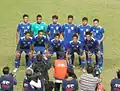 China-Taipéi ante Camboya en un amistoso el 8 de octubre de 2014.