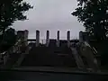 El Torpedo Stadium (anterior Hasmonei) cerca del cementerio judío.