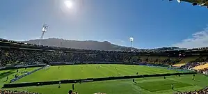 Partido entre Wellington Phoenix y Auckland FC en el Estadio Regional de Wellington el 2 de noviembre de 2024.