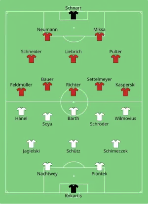 Alineaciones Werder Bremen vs 1. FC Kaiserslautern 13/09/1961