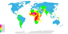 fertility rate map