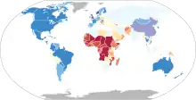 prevalence of modern birth control map