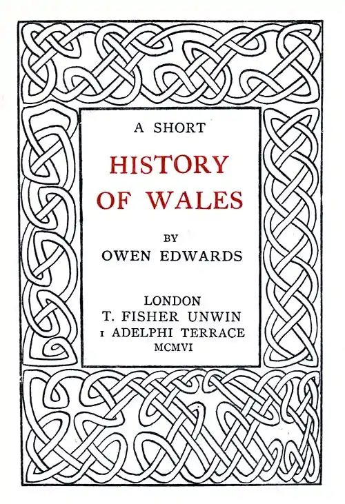 A Short History of Wales - Title Page.jpg