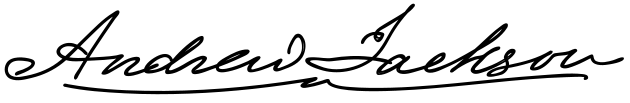 Andrew Jackson Signature.svg