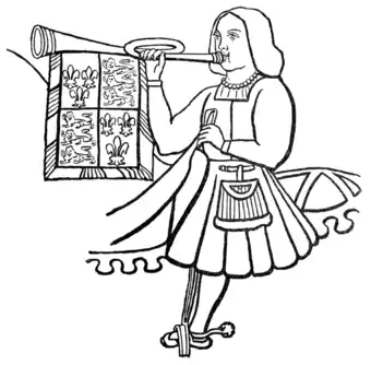 Fig. 17.—A State Trumpeter. (Temp. Hen. VIII.)