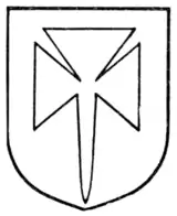 Fig. 181.—Cross patée fitched.