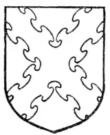 Fig. 190.—Saltire nebuly.