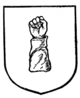 Fig. 268.—A cubit arm habited.