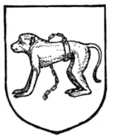 Fig. 408.—Ape collared and chained.