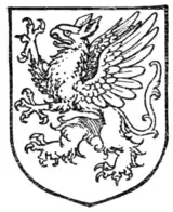 Fig. 418.—Gryphon segreant.