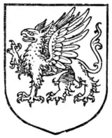 Fig. 419.—Gryphon passant.