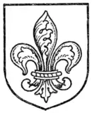 Fig. 494.—Fleur-de-lis.