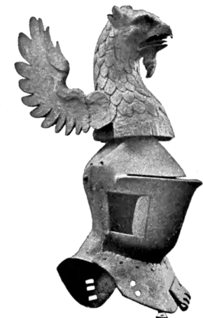 Fig. 592.—Tilting-Helmet of Sir John Gostwick, 1541.