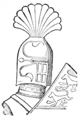 Fig. 611.—From the seal (1301) of Humphrey de Bohm, Earl of Hereford.