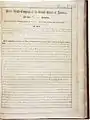 The first page of the Dawes Act.