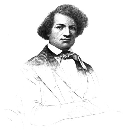 Frontispiece of Narrative of the life of Frederick Douglass, an American slave