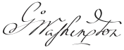 Signature of George Washington