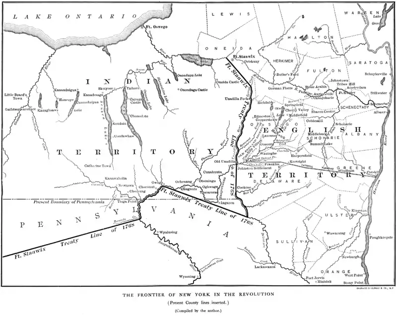 The Frontier of New York, in the Revolution