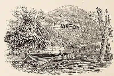 Fig. 65.—Birth-place of Bewick. His last vignette, portraying his own funeral