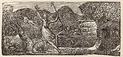 Fig. 68.—The Sheep-fold. By Blake. From Virgil’s Pastorals.