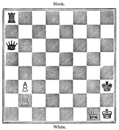 Fig. 13.[Black to Move and Draw.]