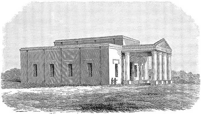 Land of the Veda - Boys' Orphanage, School-house, and Chapel, at Lodipore, India.jpg