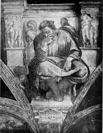 Life of Michael Angelo, 1912 - The Prophet Jeremiah.jpg