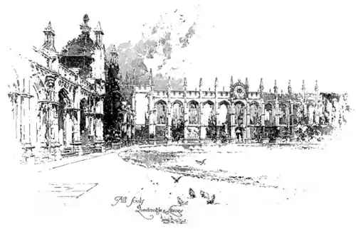 All Souls Quadrangle and Library.