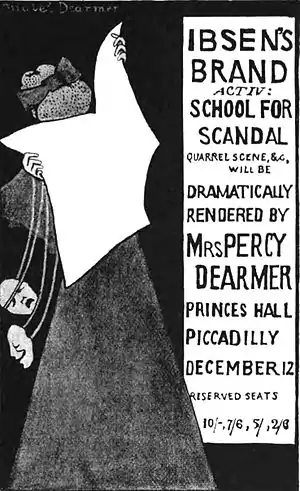PP D243 poster by mabel dearmer for ibsen's 'school for scandal'.jpg