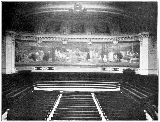 Interior of the Sorbonne.