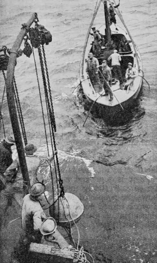 image of the launching of a mine