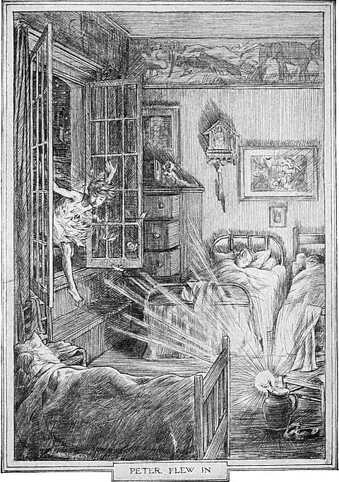 Peter and Wendy (1911), frontispiece.jpg