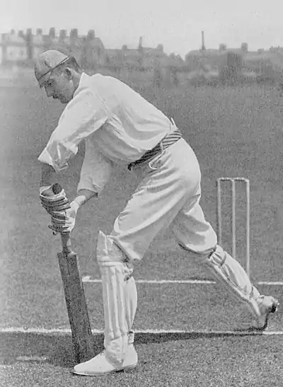 Ranji 1897 page 053 L. C. H. Palairet's drive to cover.jpg