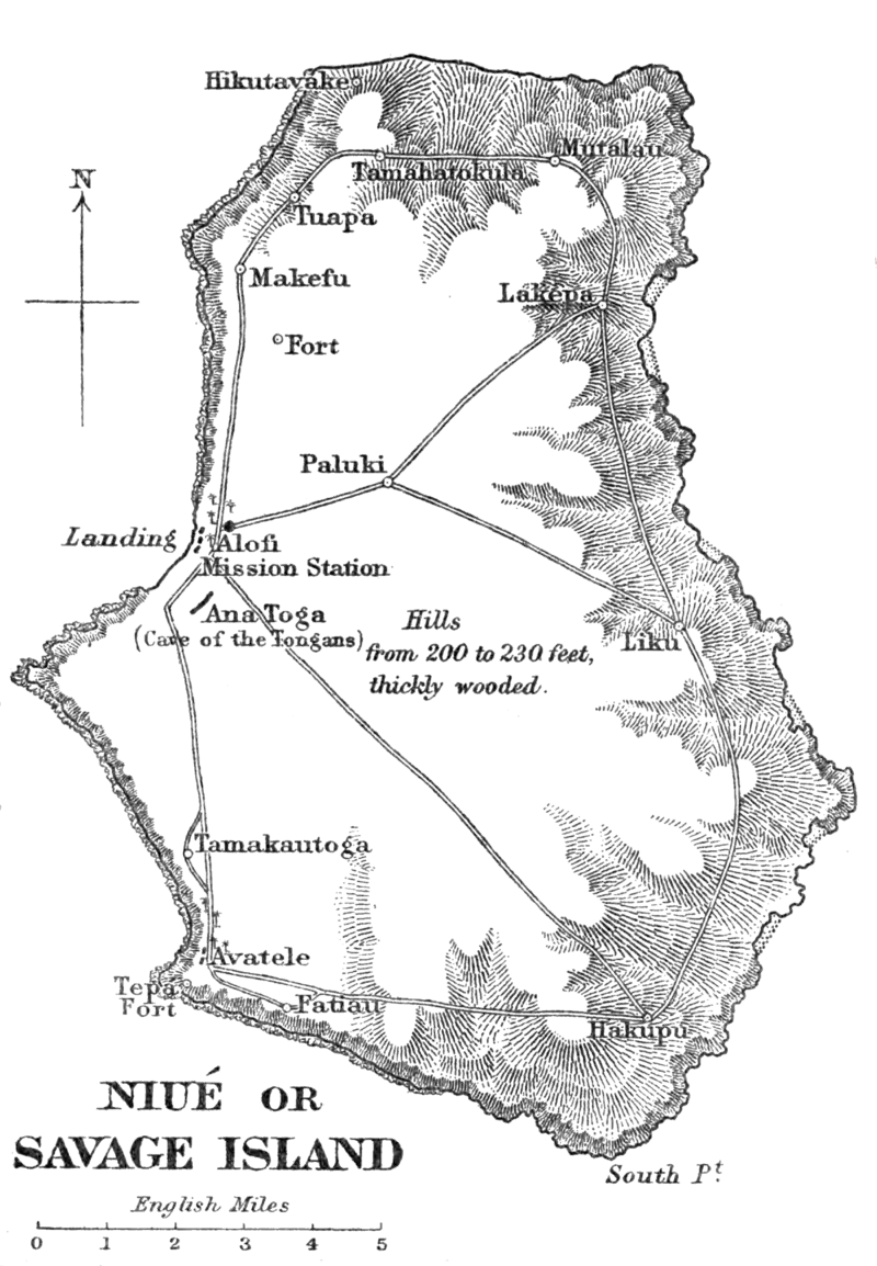 Savage Island Map