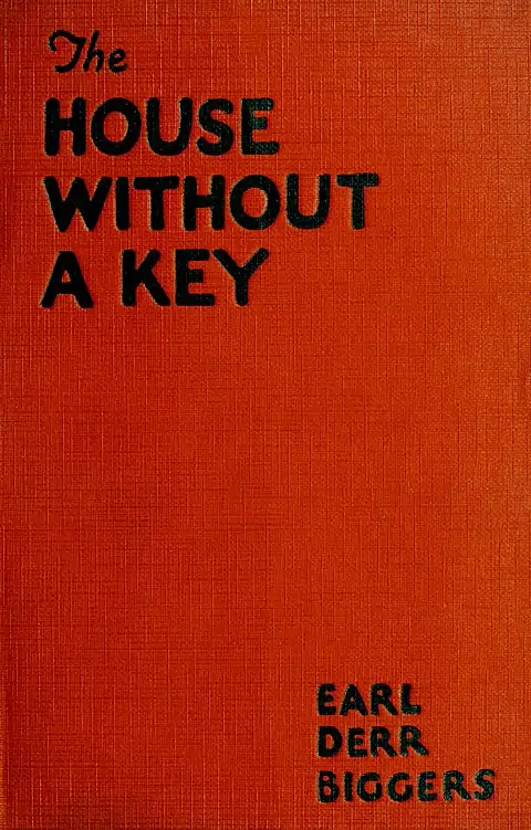 The House Without a Key (1925), cover.jpg