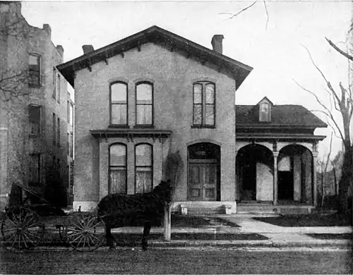 The Lincoln–Douglas debates of 1858 - OTTAWA ILLINOIS-THE GLOVER HOUSE.jpg