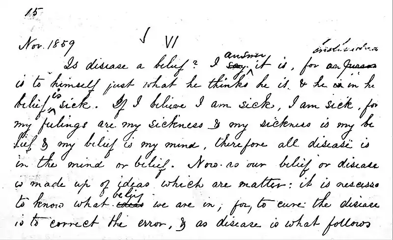 The Quimby Manuscripts - Volume I p. 15 top.jpg