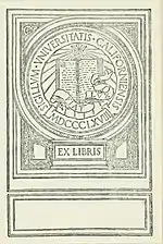 Bookplate of The University of California Library