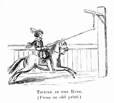 Tilting at the Ring. (From an old print.).jpg