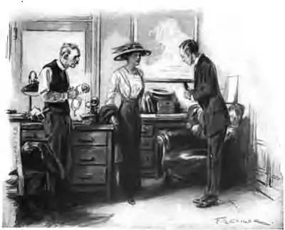 "Daughter!" said Breede, with half a glance at the flapper