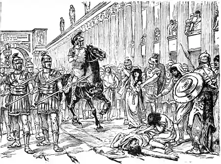 Zenobia's Defiance of the Roman Tribune in the Street of the Thousand Columns.jpg