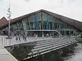 Bryggen, shopping centre and recreational harbour front.