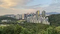 One of the view from the top of Haneul Park