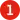 The number 1 in the red background