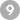 The number 9 in the grey background