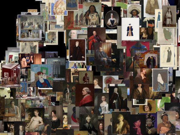 Smithsonian Because of Her Story edit-a-thon at the National Portrait Gallery on April 5, 2019.