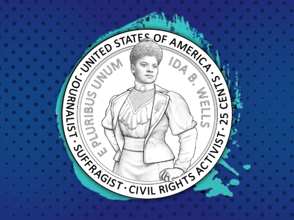 2025 Ida B. Wells quarter design