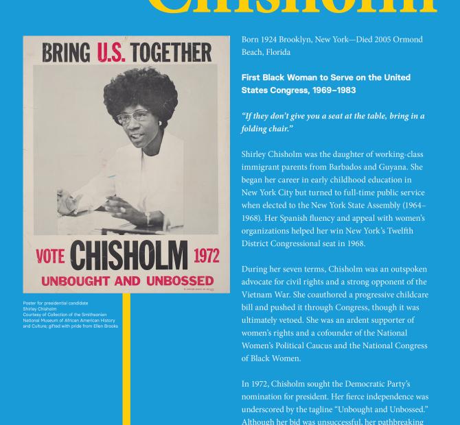 Shirley Chisholm poster
