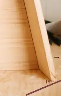 Stool foot and edge