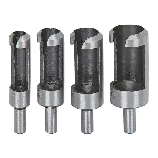 wood plug cutters